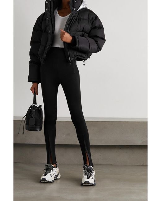 Wardrobe NYC Black Net-A-Porter Hooded Quilted Padded Shell Down Jacket