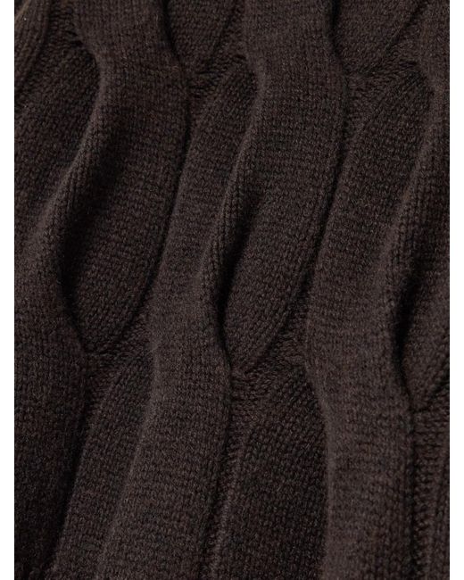 Lisa Yang Black Sammie Zopfstrickpullover Aus Kaschmir