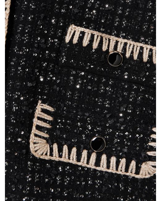 Veste En Tweed À Sequins Ceriani Veronica Beard en coloris Black