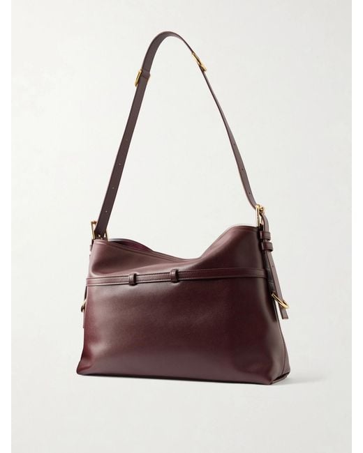 Givenchy White Voyou Medium Leather Shoulder Bag