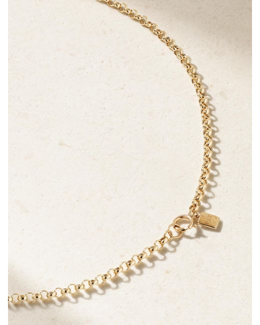 BY PARIAH Natural Sticks And Stones 14-Karat Recycled Diamond Necklace