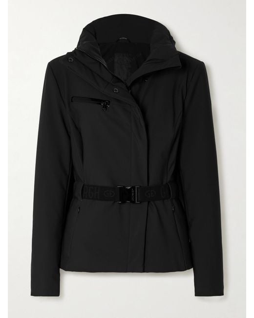Goldbergh Black Elegante Skijacke Mit Gürtel