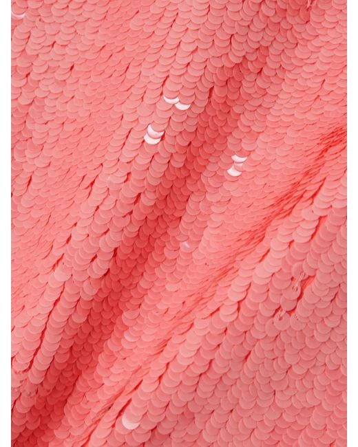 Mini-Robe En Jersey De Coton À Sequins J.W. Anderson en coloris Pink