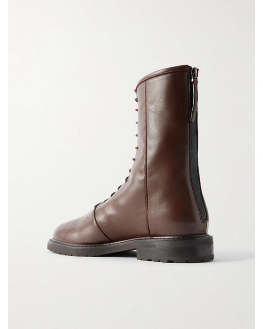 LEGRES Brown 08 Leather Ankle Boots