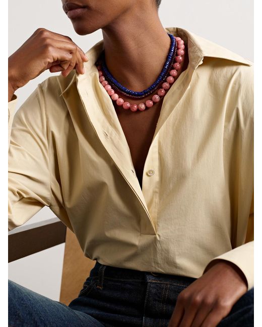 JIA JIA Natural Garnet Necklace