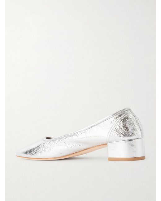 Maryam Nassir Zadeh White 40 Roberta Leather Ballet Flats