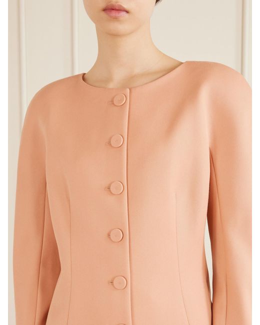 Chloé Pink Wool-Crepe Jacket