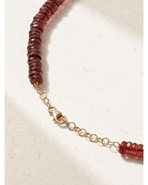 JIA JIA Natural Garnet Necklace