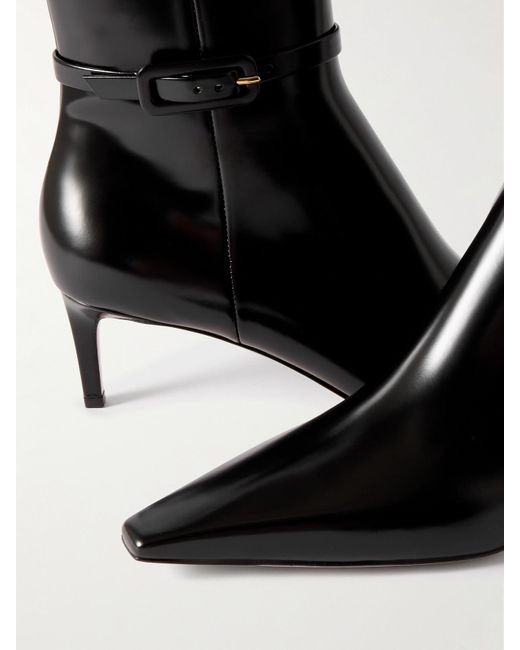 Gianvito Rossi Black Tokio 55 Leather Ankle Boots