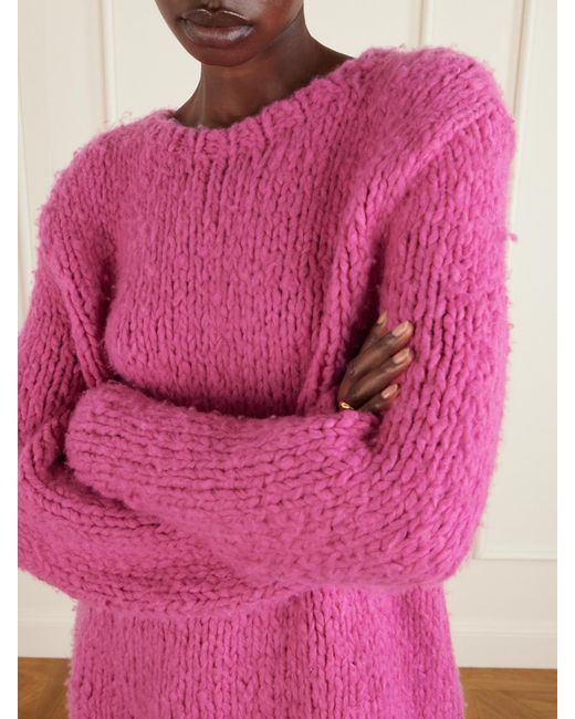 Gabriela Hearst Pink Lawrence Cashmere Sweater