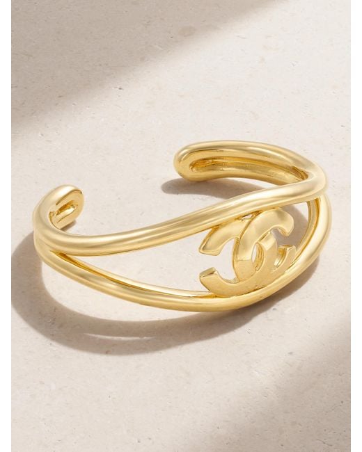 Chanel Metallic Plated Cuff