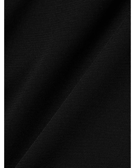 Givenchy Black Belted Stretch-Jersey Flared Pants