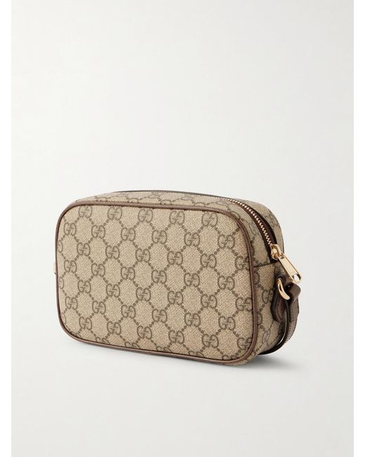 Gucci Multicolor Ophidia Mini Webbing And Leather-Trimmed Printed Coated-Canvas Shoulder Bag