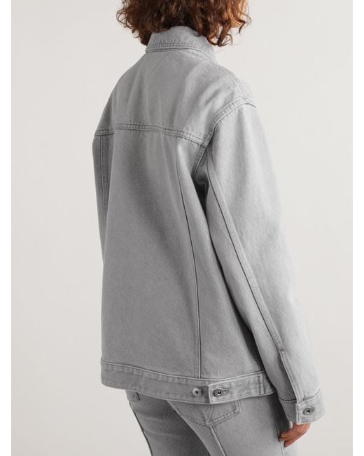 Bottega Veneta Gray Denim Jacket