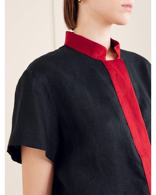 LIBEROWE Black Hana Linen Shirt