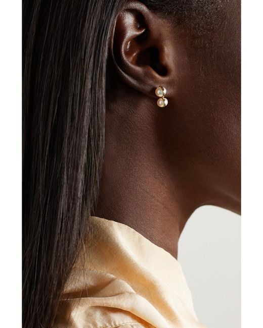 Melissa Joy Manning Natural 14-Karat Recycled Pearl Earrings