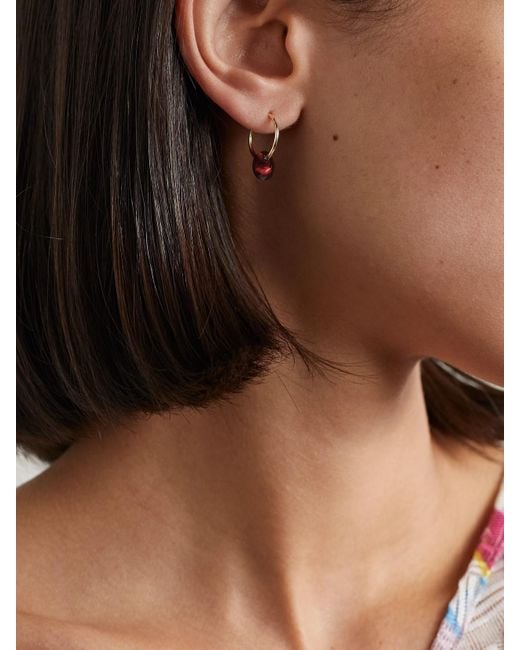 Boucle D'Oreille Unique En Or 14 Carats (585/1000) Recyclé Et Pierres Multiples Birthstone BY PARIAH en coloris Natural