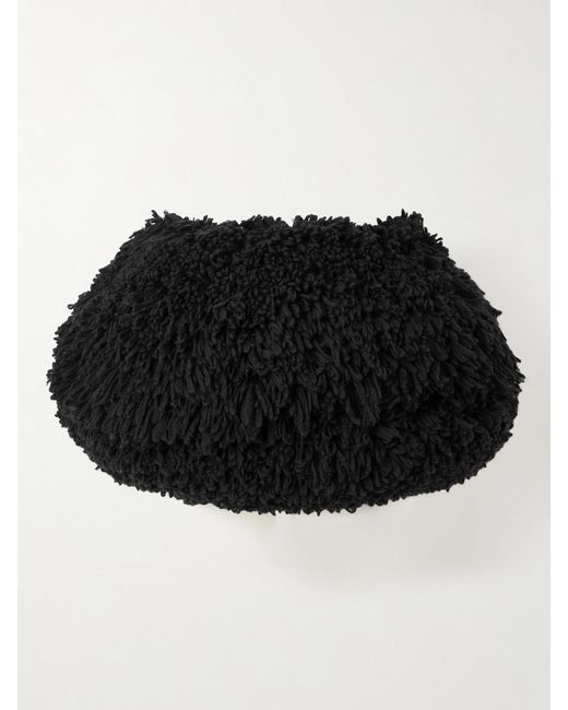 Alaïa Black Minirock Aus Bouclé Aus Einer Wollmischung
