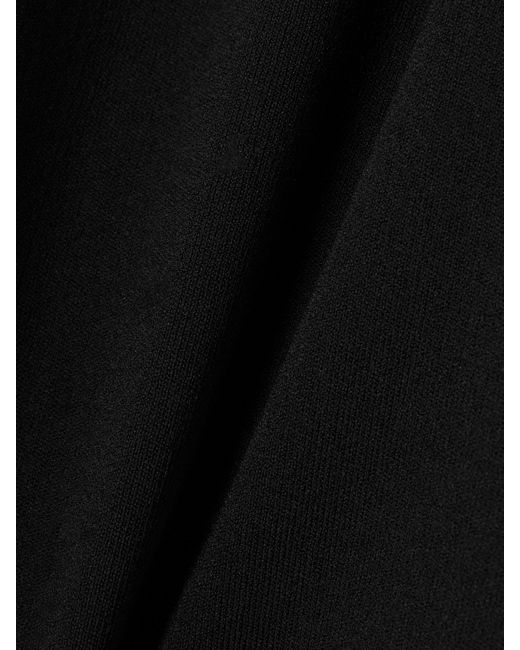 Max Mara Black Poltava Bluse Aus Geripptem Jersey