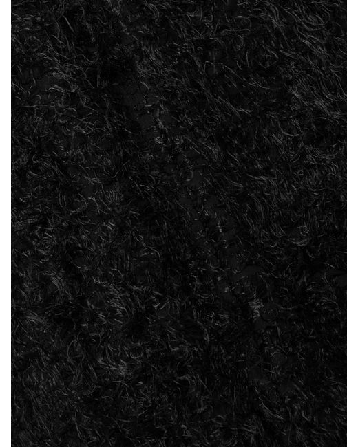 Totême Black Strapless Fil Coupé Maxi Dress