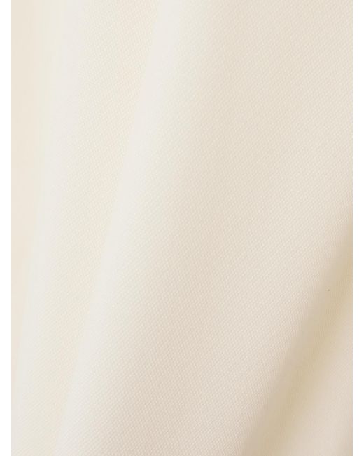Wardrobe NYC Natural Pleated Wool-Twill Wide-Leg Pants