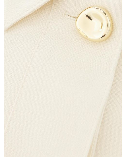 Joseph Natural Renoir Cropped Woven Jacket