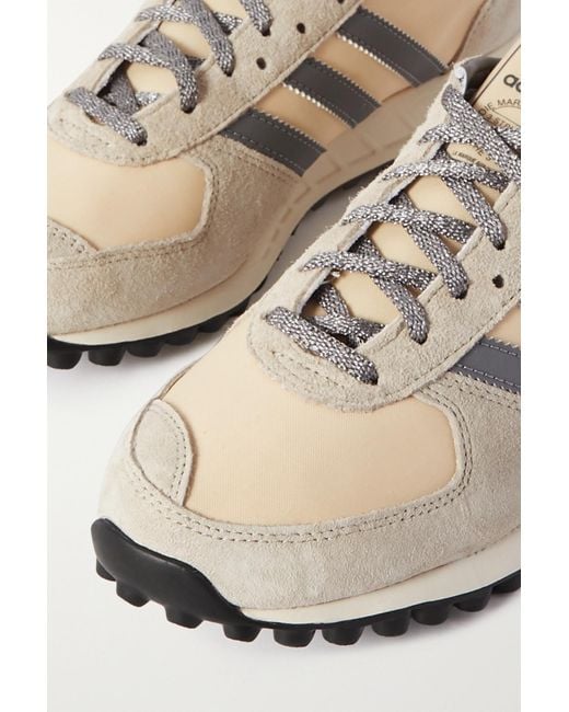 adidas Originals Trx Vintage Leather trimmed Suede And Mesh