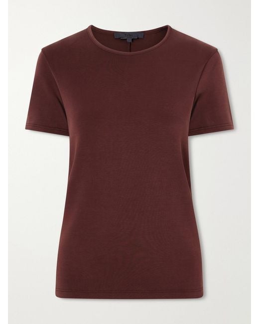 Tibi Red Jersey T-Shirt