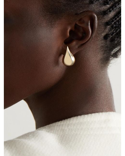 Mateo Natural Water Droplet 14-Karat Earrings
