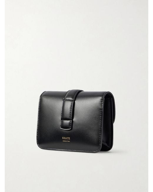 Khaite Blue Blake Mini Leather Shoulder Bag