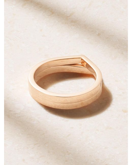 Repossi Natural Antifer Heart 18-Karat Diamond Ring
