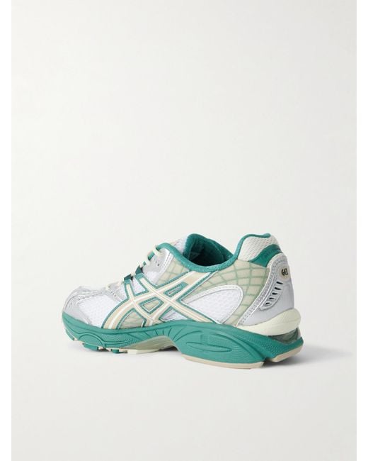 Asics Green Gel-Nimbus 10.1 Sneakers Aus Mesh Und Ripstop Mit Metallic-Gummibesätzen