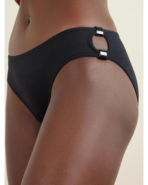 Eres Black Clap Embellished Bikini Briefs