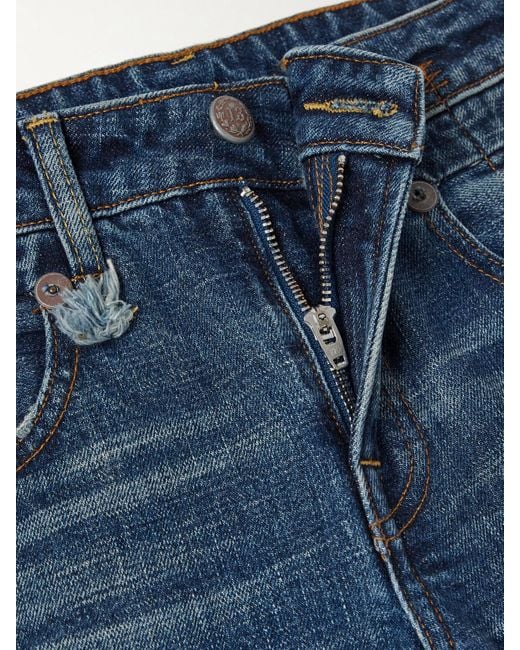 R13 Blue Overflow Boy Tief Sitzende Schlagjeans