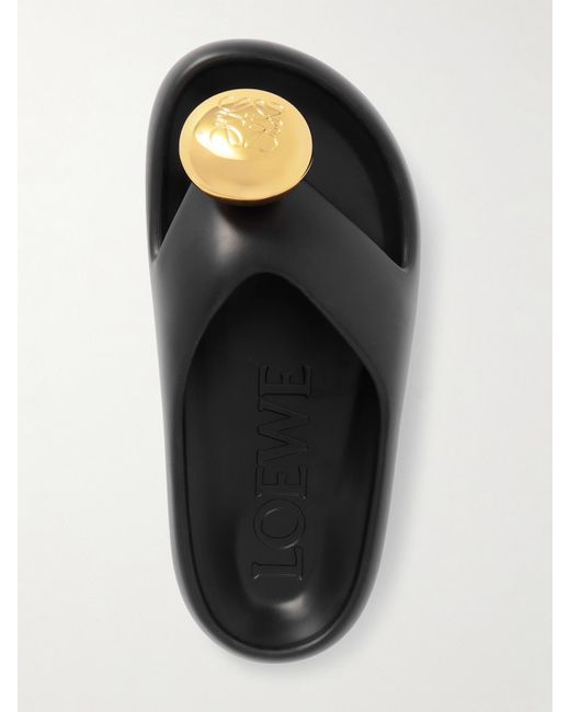 Loewe Black X Paula's Ibiza Foam Bubble Slides