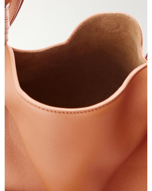 Loewe Brown Scarf Medium Knotted Leather Shoulder Bag