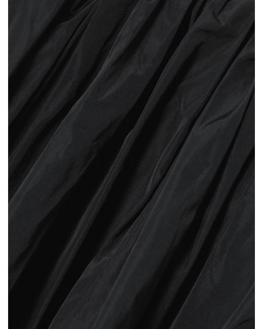 J.W. Anderson Black Gathered Crepe Mini Skirt
