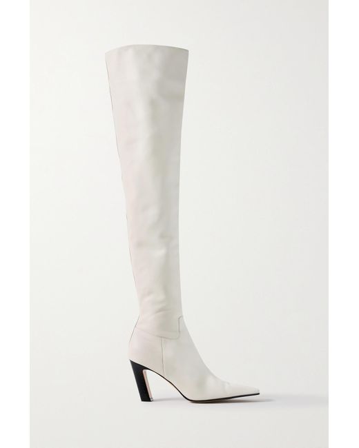 Off white over the knee boots 2025