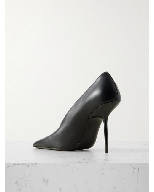 Victoria Beckham Black Olivia Leather Pumps