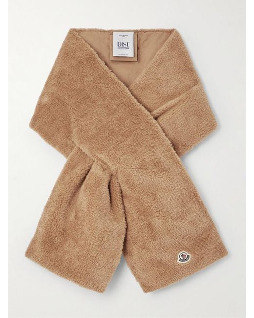 Écharpe En Polaire Et En Duvet Moncler en coloris Natural