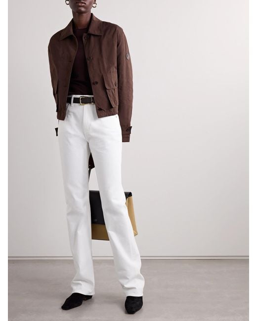 Ralph Lauren Brown Katie Padded Brushed Cotton-Blend Jacket