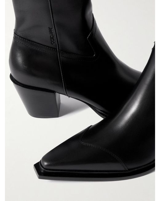 Bottines En Cuir Cece 60 Jimmy Choo en coloris Black