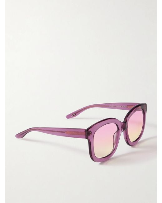 Barton Perreira Pink Quannah Sonnenbrille Mit D-Rahmen Aus Azetat