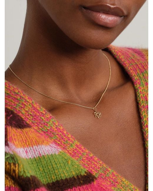 Sydney Evan Natural Cosmos 14-Karat Diamond Necklace