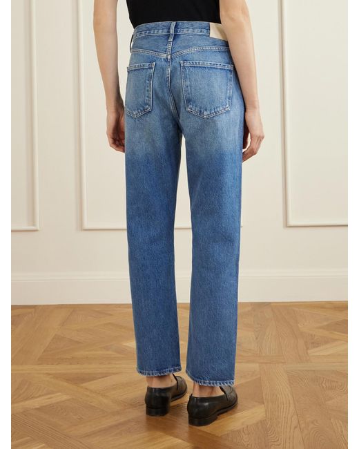 Citizens of Humanity Blue Blaine High-Rise Straight-Leg Jeans
