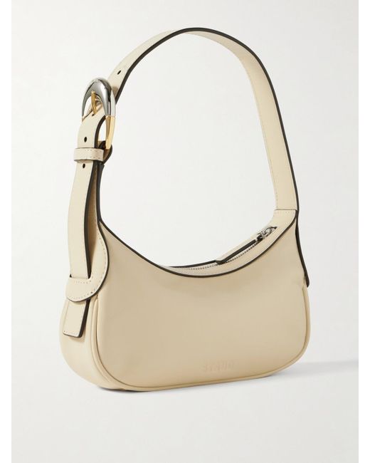 Staud Natural Owen Schultertasche Aus Leder