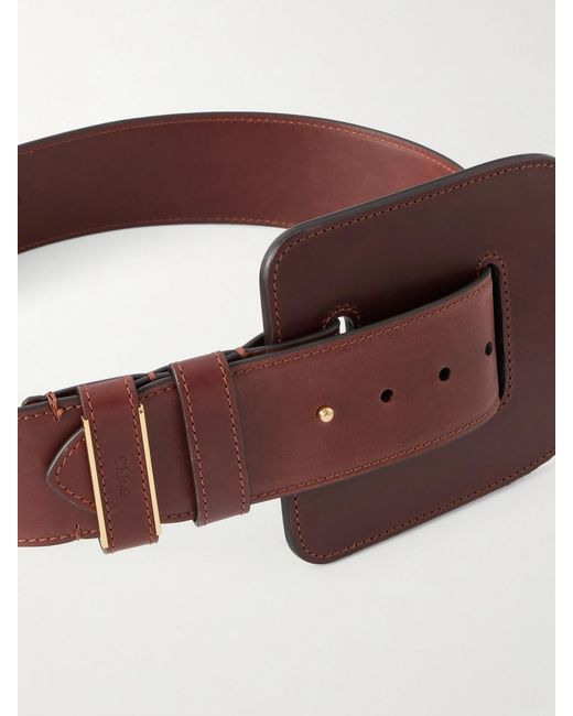 Chloé Brown Leather Belt