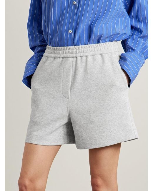Co. Gray Tton And Tencel-Blend Jersey Shorts