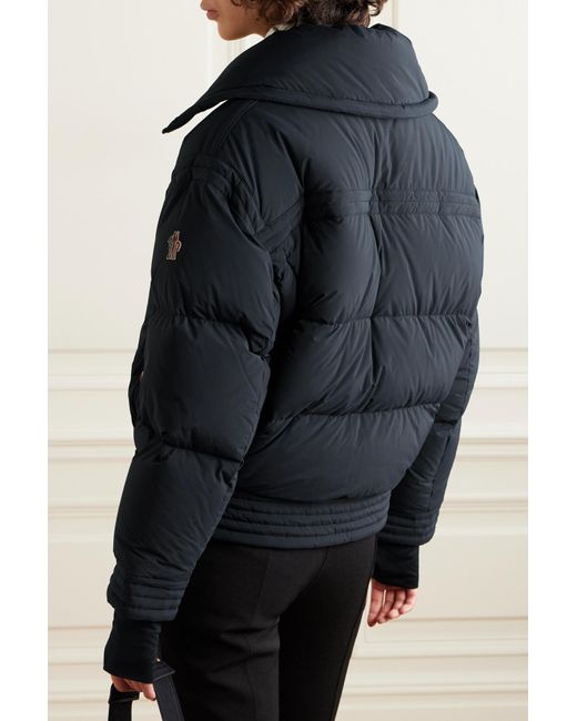 3 MONCLER GRENOBLE Blue Chapelets Quilted Shell Down Ski Jacket