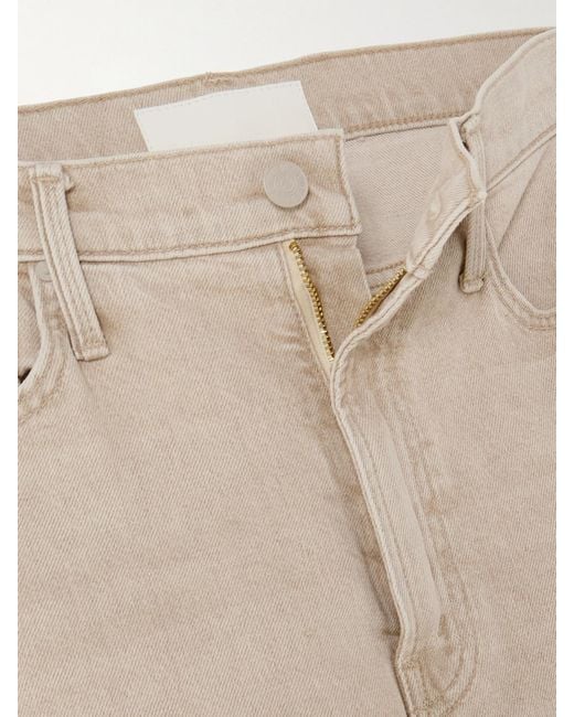 Mother Natural The Dodger Sneak Mid-Rise Wide-Leg Jeans